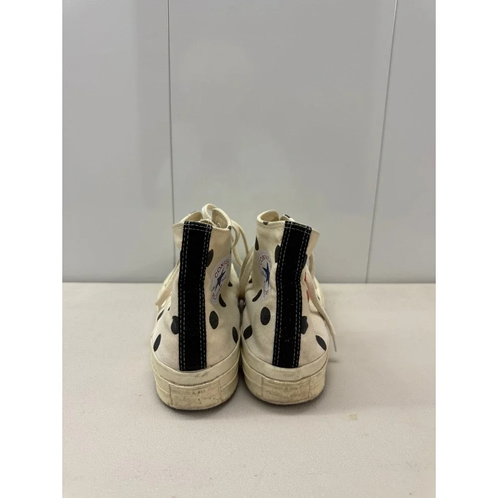 Comme des Garcons PLAY Converse Chuck 70 High Polka Dot White 157251C Mens 9 W11